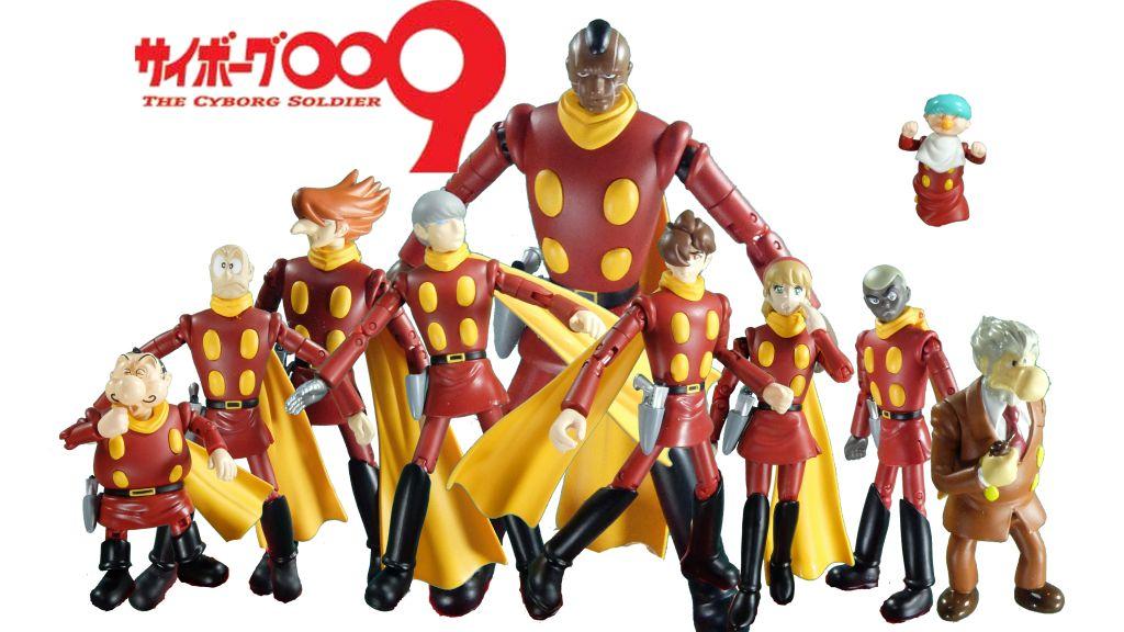 サイボーグ009 02年製フィギュアで歴代アニメ版メンバーを再現する 2 商品版レビュー キャラクター別 市川大賀公式サイト